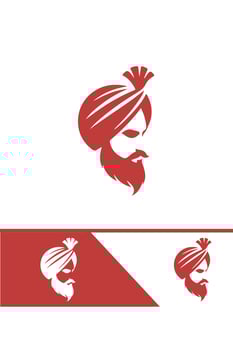 Turban Glow Logo vector