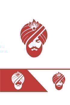Turban Grace Logo Design vector