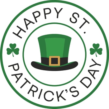 st patrick's day logo vector