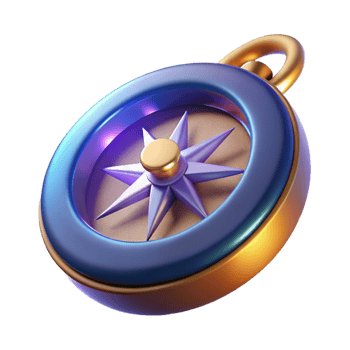 3D Render of a Compass Guidance, Navigation, Direction, Exploration, Travel, Adventure, Journey, Discovery, Orientation, Wayfinding png