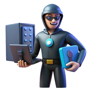 Cybersecurity Hacker Data Breach, Digital Theft, System Security, Online Privacy, Computer Crime, 3D Render, Encryption, Password Protection, Network Security, Vulnerability png
