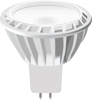 Led spotlight bulb with dimmable led vector