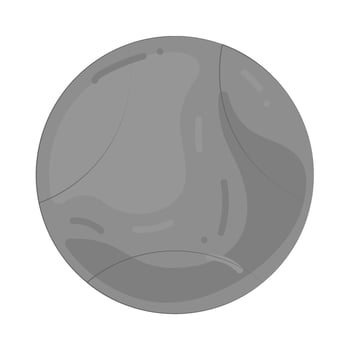 Illustration of medicine ball vector
