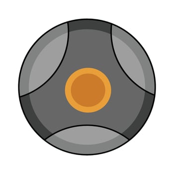 illustration of Medicine Ball vector