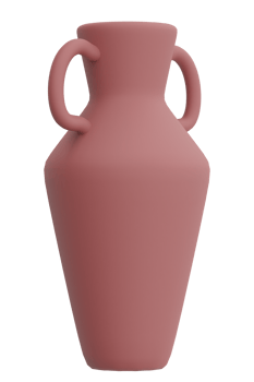 Vase Ramadan element 3D illustration png