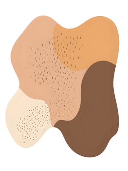 Abstract Beige Brown Cream Shapes Speckled Texture Background png