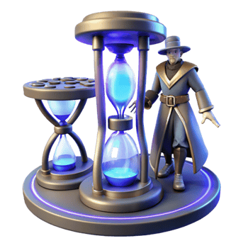 Mystic Hourglass Wizard png