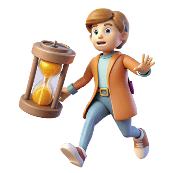 Running Out of Time 3D Animation png
