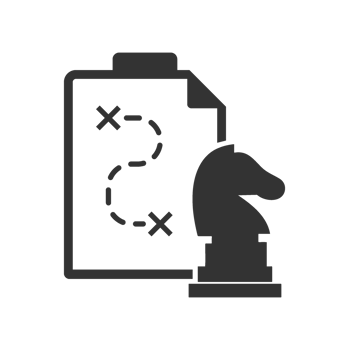A black and white image of a chess board and a clipboard png