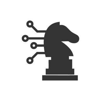 A black and white illustration of a chess piece png