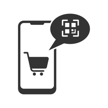 online shopping using barcodes icon png
