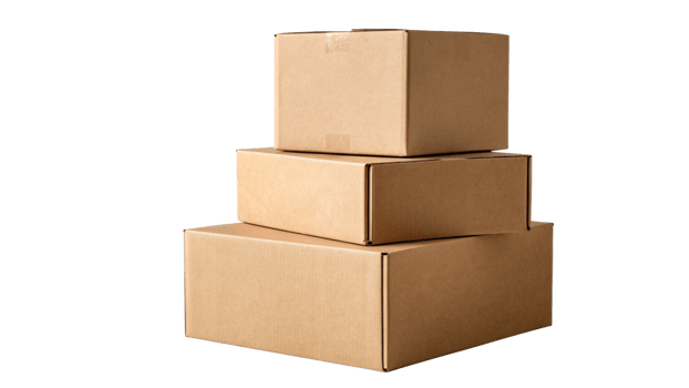 Cardboard Parcel Boxes for E-commerce Packing png