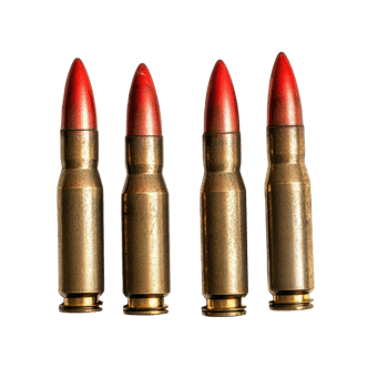 Four bullet transparent background png