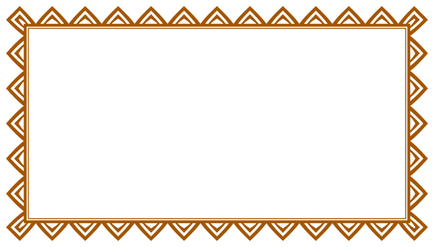 Rectangle golden frame in clipart png