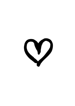 Minimalist Heart Outline Graphic png
