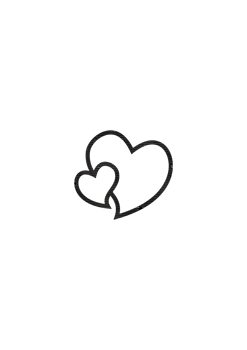 Illustration of Intertwined Hearts png
