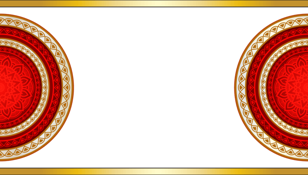 Luxury border decorative islamic mandala background png