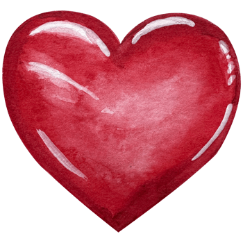 Watercolor hearts, valentine's day heart for valentine's day, mother's day, friends, girlfriends. Concept of love, relationship, art, painting. Watercolor and marker illustration. Hand drawn art. png
