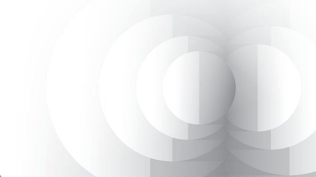Abstract white and gray color, modern design stripes background with curve lines, circle shape patern vector
