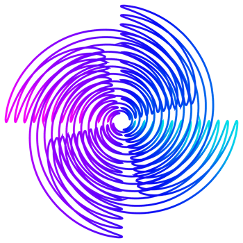 Blue luxury circle shape frame png