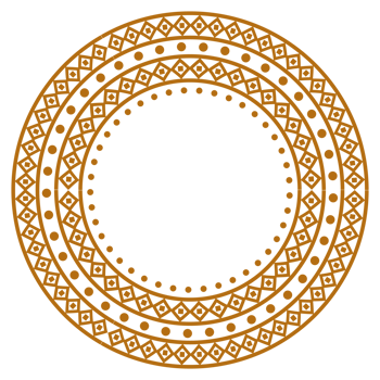 Gold twisted rope circle frame round border braided silk cord ring luxury jewelry award circle png