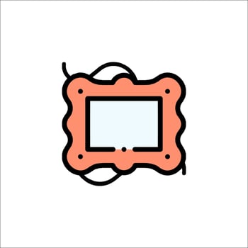 A tablet with a screen in the middle of it vector