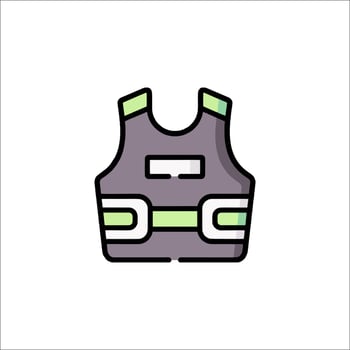 Life vest icon illustration vector