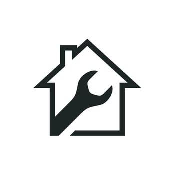 Home Repair and Maintenance Tool Kit Logo Template Illustration Design. EPS 10. vector