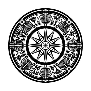 Wheel Fortune Tarot vector