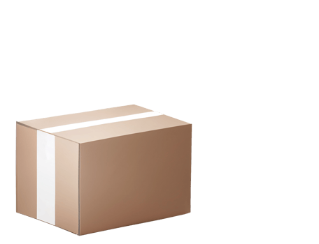 Creative presentation of three cardboard packaging boxes mockups for design inspiration in various industries png