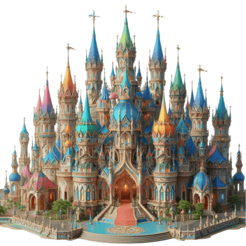 Majestic Fantasy Castle png