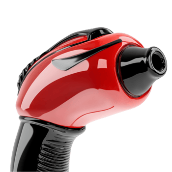 Red and Black Handheld Hair Dryer png