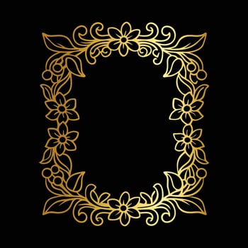 Botanical Border Illustration vector