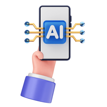 Ai in the palm of your hand png