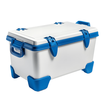 Sturdy cooler with plenty of room for fish storage png