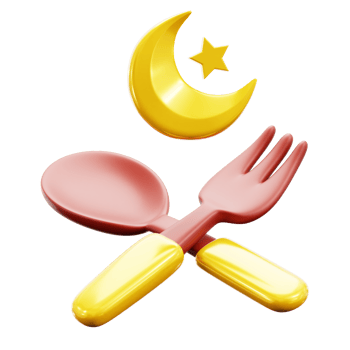 Fasting 3D illustration png