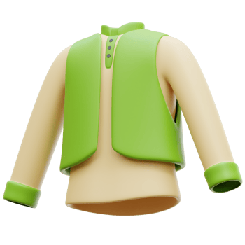 Muslim Wear 3D illustration png
