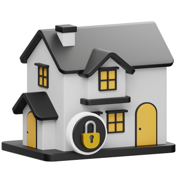 Hone Security 3D illustration png