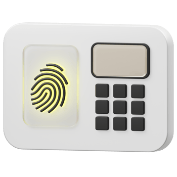 Fingerprint 3D illustration png