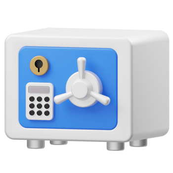 Safebox 3D illustration png