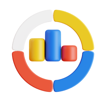 Market Analysis 3D illustration png