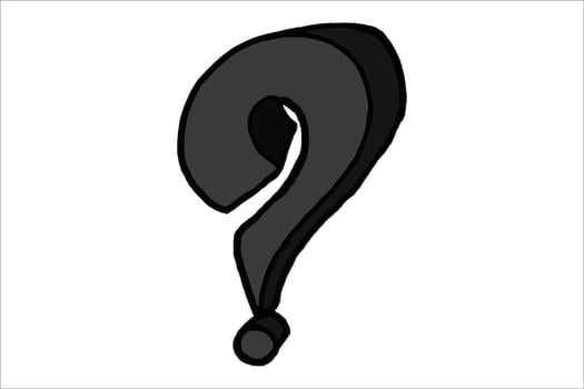 3D Icons Question Mark vector