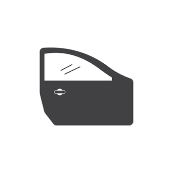 Car door illustration vector
