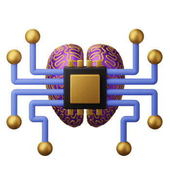 Inference Engine 3D element illustration png