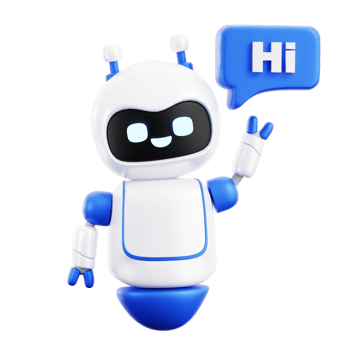 Robot 3D element illustration png