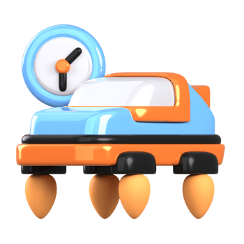 Time Traveler 3D element illustration png