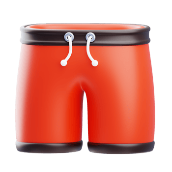 Shorts 3D illustration png