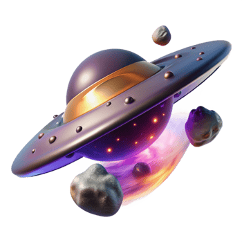 impressive artistic 3D Render of Futuristic Spaceship high resolution png