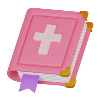 3D render, Holy Bible Religious Icon for Spiritual Projects, Icon Illustration png