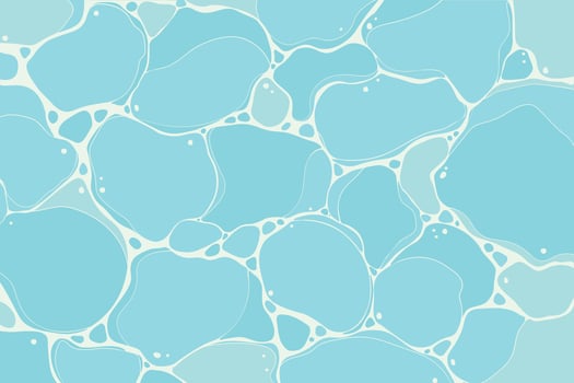 Ocean Blue water surface with wave texture background vector